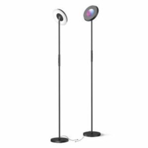 Pie de salón SMART, WI-FI + sensor táctil + APP control, regulable, 3000K- 6000K + RGB 25W, lacado NEGRO