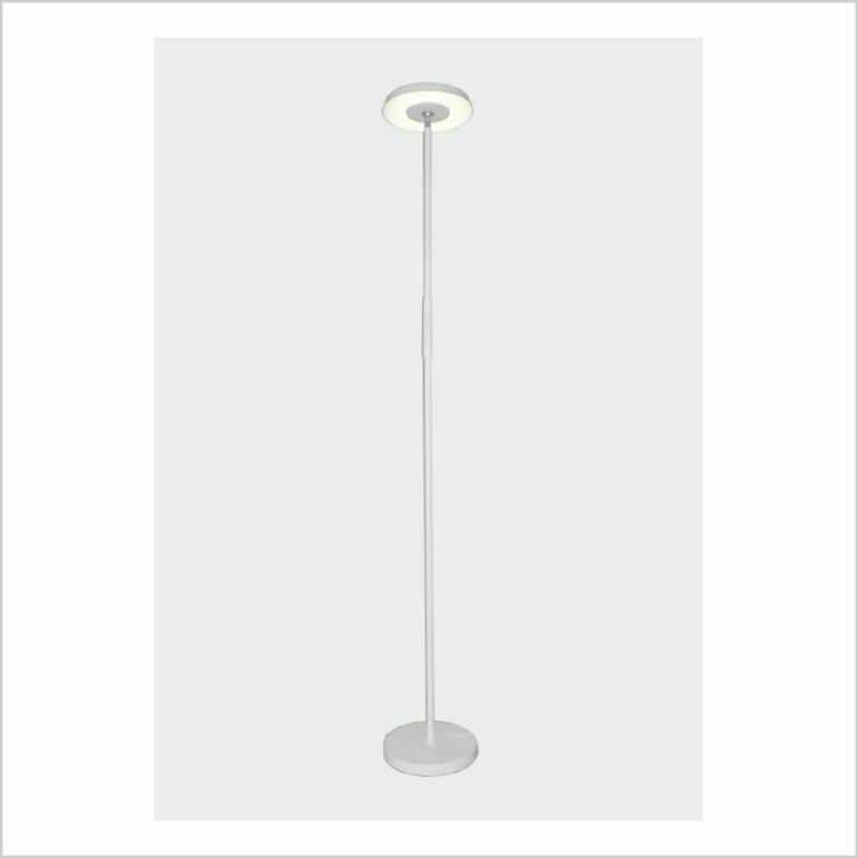 Pie de salón SMART, WI-FI + sensor táctil + APP control, regulable, 3000K- 6000K + RGB 25W, lacado BLANCO MATE - Imagen 3