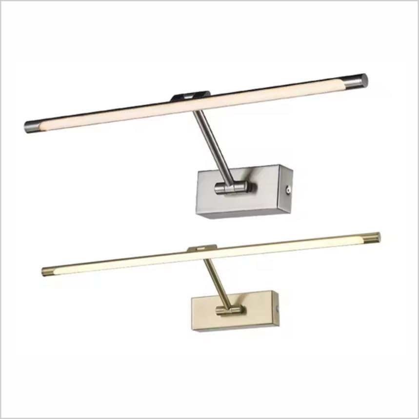 4111 Aplique LED de pared para cuadros, espejos 8W luz cálida, Niquel mate. 48cm - Imagen 9