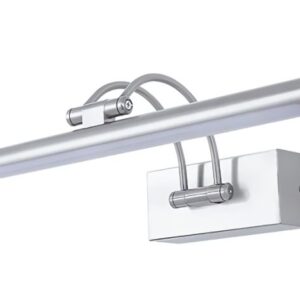 4114 Aplique LED 9W  luz cálida, Cromo Brillante. 50cm