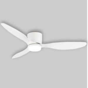 1052 Ventilador de techo con luz, silencioso DC, Blanco, Ø 107cm,