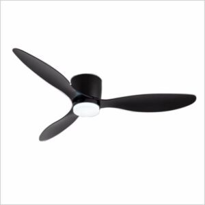 1053 Ventilador de techo con luz, silencioso DC, Negro, Ø 107cm,