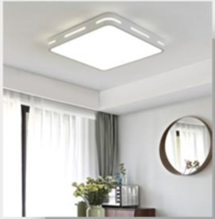 1041 Lampara de Techo Led 40w Lacado Blanco, Cuadrado 40x40cm - Imagen 2