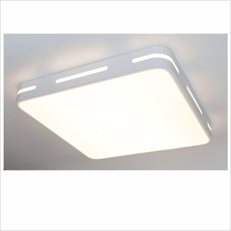 1041 Lampara de Techo Led 40w Lacado Blanco, Cuadrado 40x40cm - Imagen 4