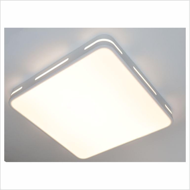 1041 Lampara de Techo Led 40w Lacado Blanco, Cuadrado 40x40cm - Imagen 6