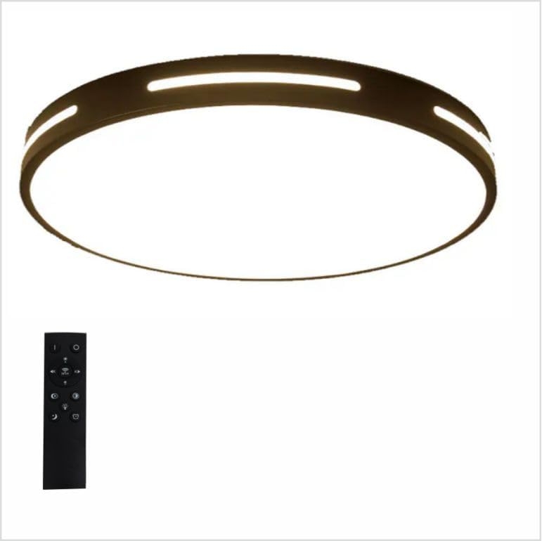 1047 Plafón de Techo LED 40W Lacado negro Ø40cm