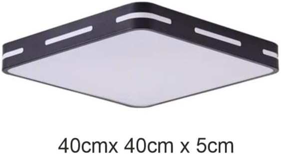 1048 Plafón de Techo LED 40W Negro. 40x40cm. - Imagen 5