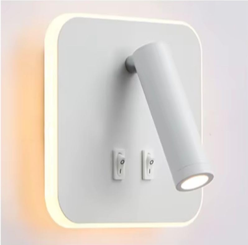 4004 Aplique LED de pared orientable, Blanco mate, led 12W 3000K
