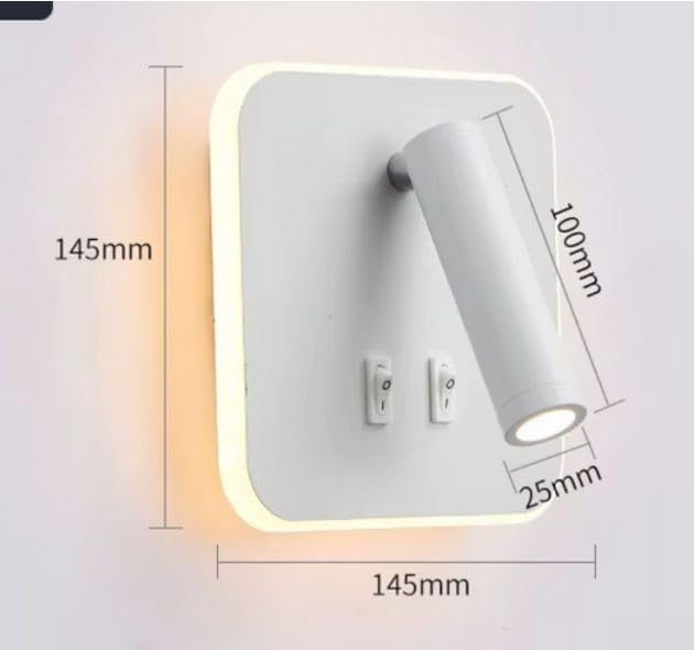 4004 Aplique LED de pared orientable, Blanco mate, led 12W 3000K - Imagen 9