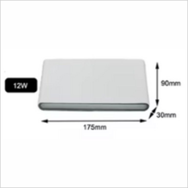 4131 Aplique led para interior o exterior ultradelgado.12W Blanco 18cm - Imagen 9
