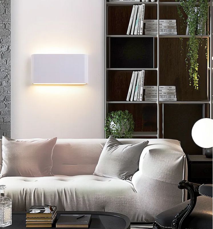 4131 Aplique led para interior o exterior ultradelgado.12W Blanco 18cm