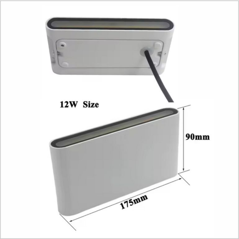 4131 Aplique led para interior o exterior ultradelgado.12W Blanco 18cm - Imagen 5