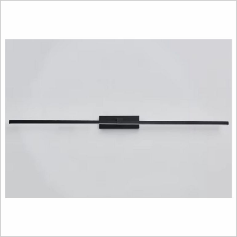 4119 Aplique LED  de pared para iluminar cuadros y espejos, led 8W y 800 lúmenes, tono de luz cálido, Negro mate. 40cm - Imagen 5