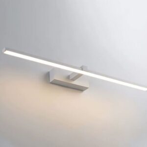 4120 Aplique LED de pared para iluminar cuadros y espejos, led 8W y 800 lúmenes, tono de luz cálido, Blanco mate. 40cm