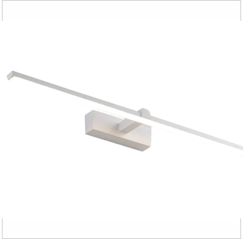 4120 Aplique LED de pared para iluminar cuadros y espejos, led 8W y 800 lúmenes, tono de luz cálido, Blanco mate. 40cm - Imagen 4