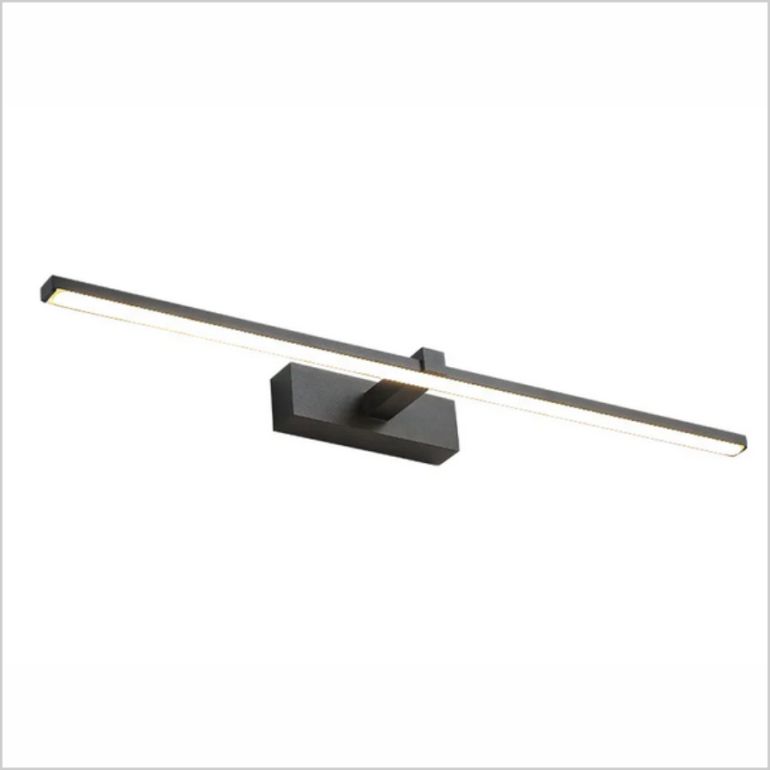 4121 Aplique LED de pared para iluminar cuadros y espejos, led 12W y 1200 lúmenes, tono de luz cálido, Negro mate. 60cm - Imagen 5