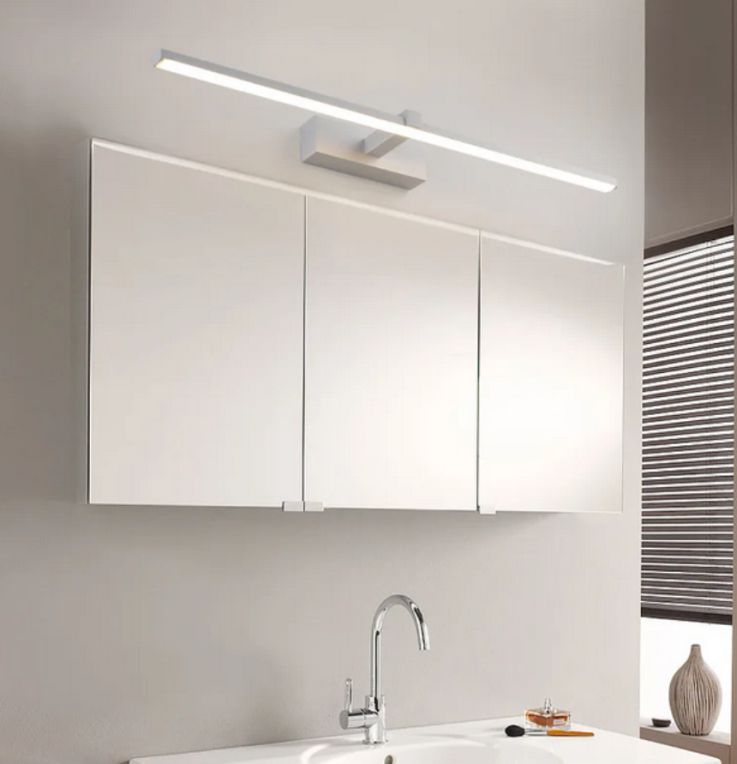 4122 Aplique LED de pared para iluminar cuadros y espejos, led 12W y 1200 lúmenes, tono de luz cálido, Blanco mate. 60cm - Imagen 6