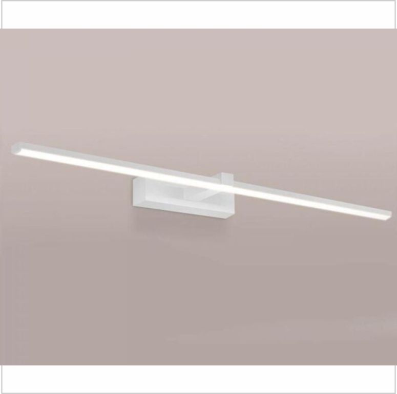 4122 Aplique LED de pared para iluminar cuadros y espejos, led 12W y 1200 lúmenes, tono de luz cálido, Blanco mate. 60cm - Imagen 3