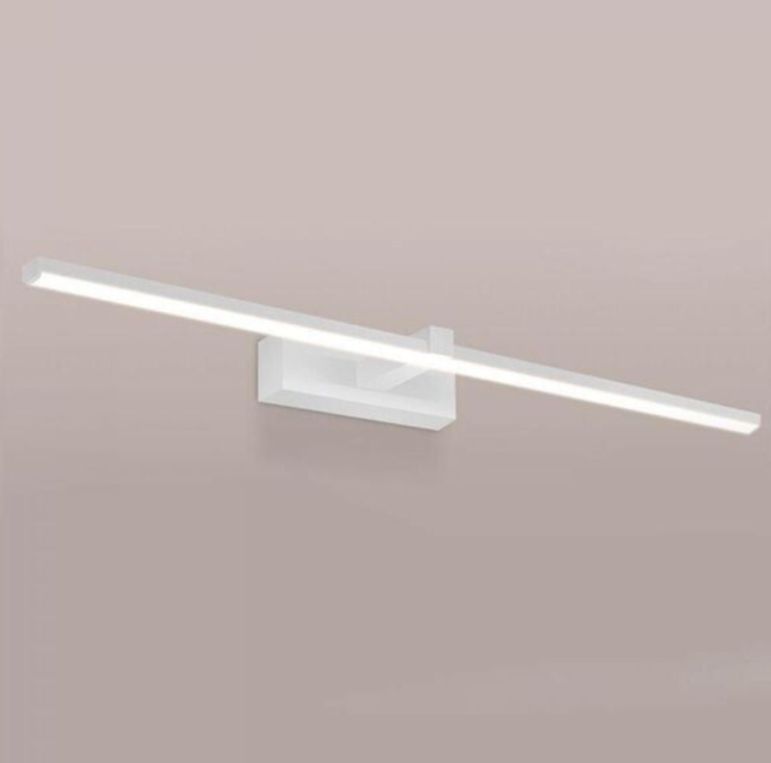 4120 Aplique LED de pared para iluminar cuadros y espejos, led 8W y 800 lúmenes, tono de luz cálido, Blanco mate. 40cm - Imagen 10