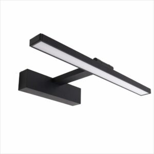 4125 Aplique LED de pared 40 cm Negro Mate, 9W, luz cálida 3000 K. Articulado