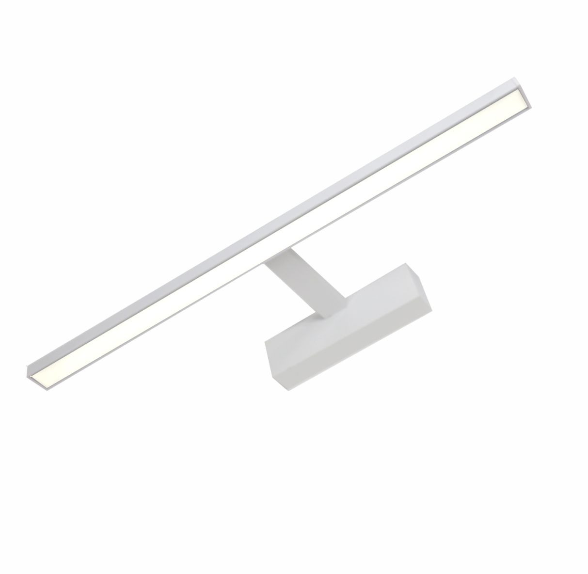 4128 Aplique LED de pared 60 cm – BLANCO mate, 14W, luz cálida. Articulado