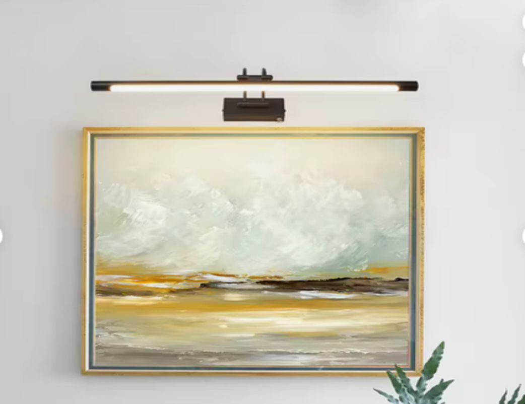 4134 Aplique led de pared  90cm 16W Negro Mate, Luz calida Articulado - Imagen 4