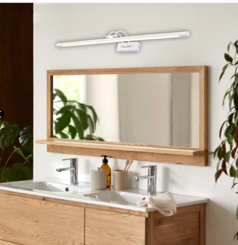 4133 Aplique led de pared 90 CM 16W Blanco mate, luz calida Articulado. - Imagen 7